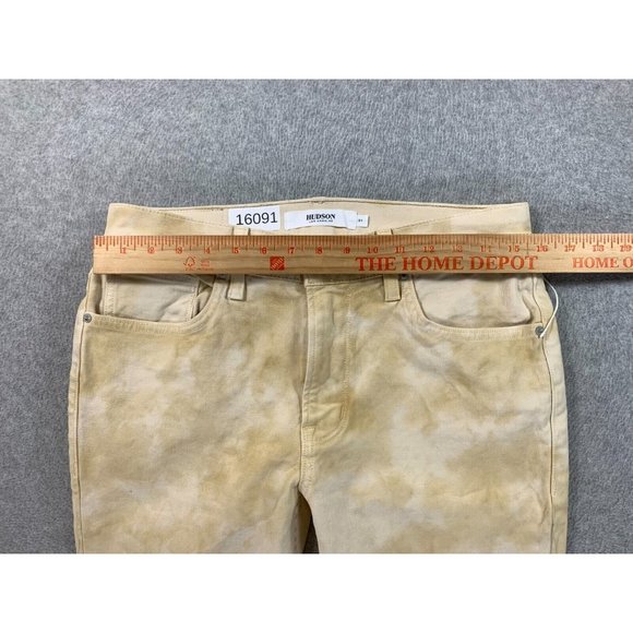 NWT Hudson ZACK Skinny Cotton Blend Painters Jeans (Men's‎ 31x31) Tan - Picture 9 of 16